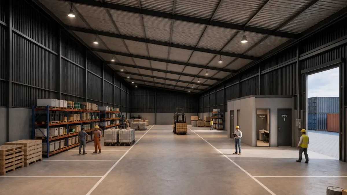 Foto 1 de DEPOSITO COMERCIAL/GALPON 2 baños en ALQUILER en MERLO